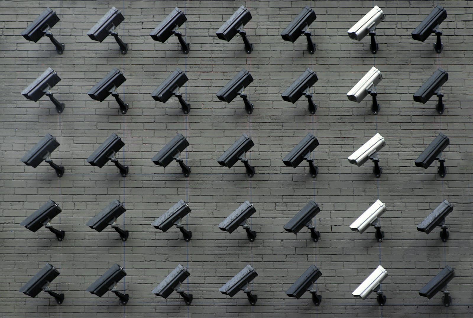 Enterprise security operations monitoring center with CCTV wall displays
